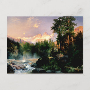 Thomas Moran art, The Three Tetons Postcard