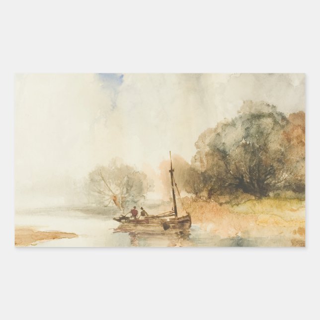 Thomas Moran - Beverly N.J. Rectangular Sticker (Front)