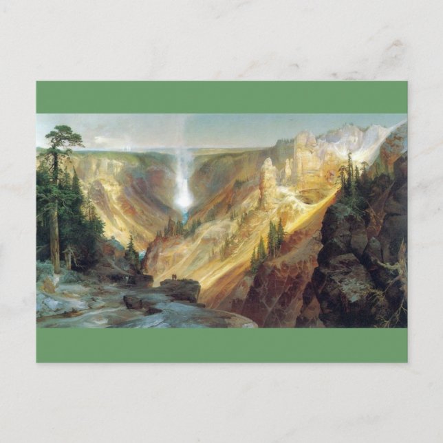 Thomas Moran - Grand Canyon of the Yellowstone Postcard (Front)