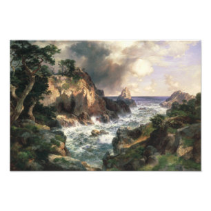 Thomas Moran - Point Lobos, Monterey, California Photo Print