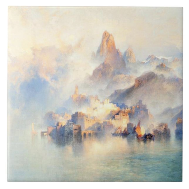 Thomas Moran - The Dream City Ceramic Tile (Front)