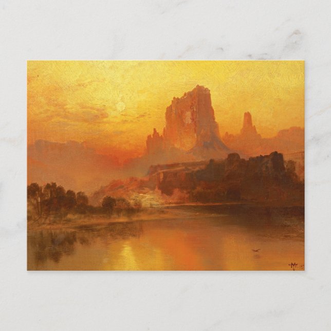 Thomas Moran - The Golden Hour Postcard (Front)