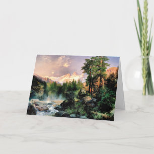 Thomas Moran - Three Tetons Card