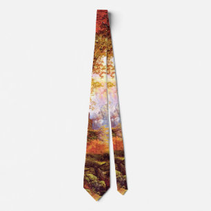 Thomas Moran - Under the Trees, fine art Tie