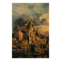Thomas Moran's painting, The Haunted House,