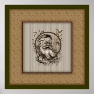 Thomas Nast Santa Claus Christmas poster