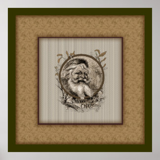 Thomas Nast Santa Claus Christmas poster