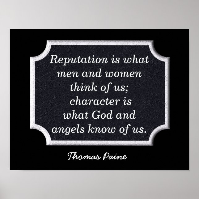 Thomas Paine - art print - quote (Front)