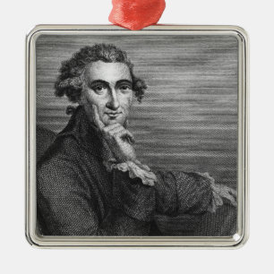 Thomas Paine, engraved by William Angus, 1791 Metal Ornament