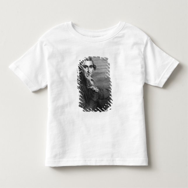 Thomas Paine, engraved by William Angus, 1791 Toddler T-Shirt (Front)
