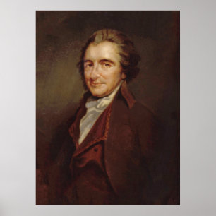 THOMAS PAINE Portrait by: Auguste Millière Print