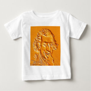 Thomas Paine portrait in gold Baby T-Shirt