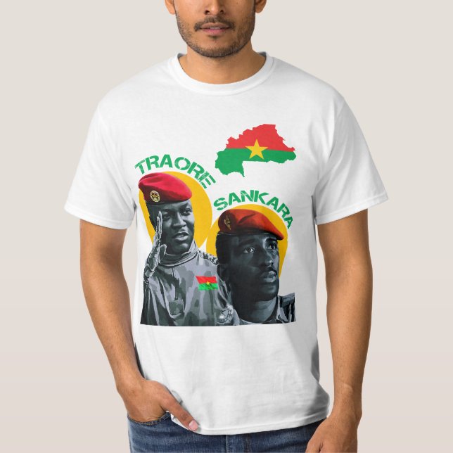 Thomas Sankara & Ibrahim Traore T-shirt (Front)