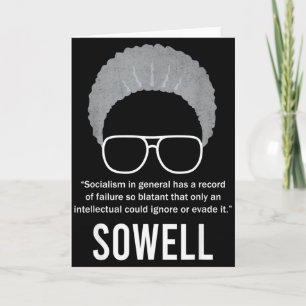 Thomas Sowell Socialism Quote Black History Month  Card
