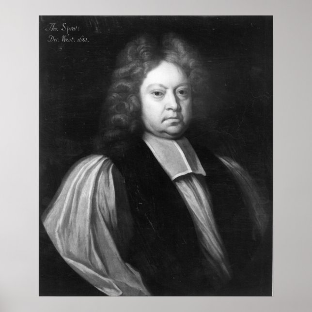 Thomas Sprat, 1683 Poster (Front)