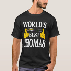 Thomas Surname Team Family Last Name World's Best T-Shirt
