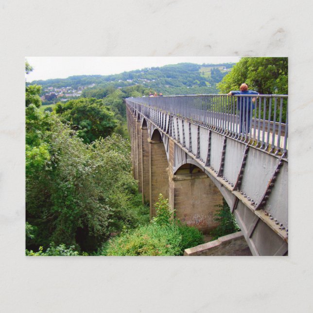 Thomas Telford's Aquaduct, Llangollen, Postcard (Front)