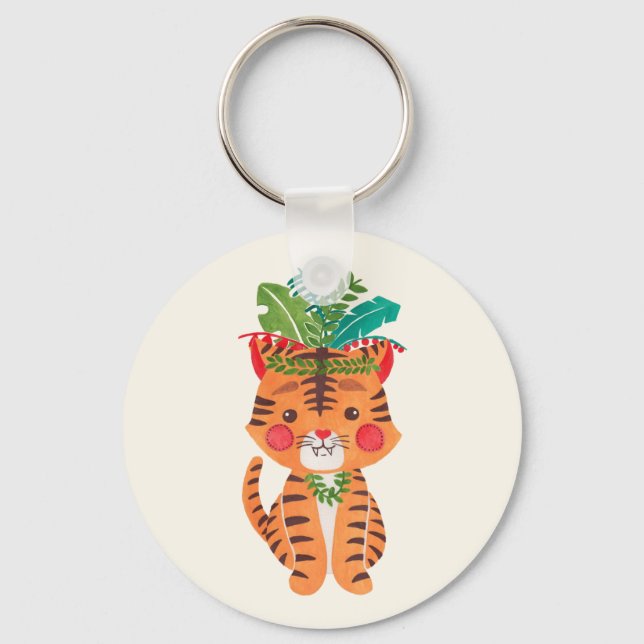 Thomas the Little Tiger Key Ring (Front)