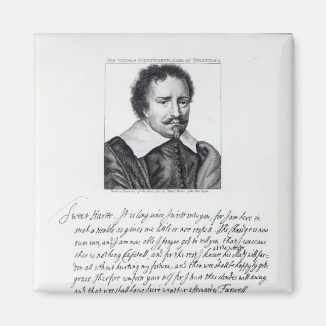 Thomas Wentworth, 1st Earl of Strafford Magnet (Front)