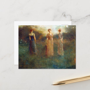Thomas Wilmer Dewing In the Garden Postcard