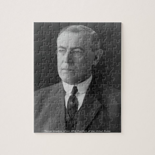 Thomas Woodrow Wilson 28th President of America Jigsaw Puzzle (Vertical)