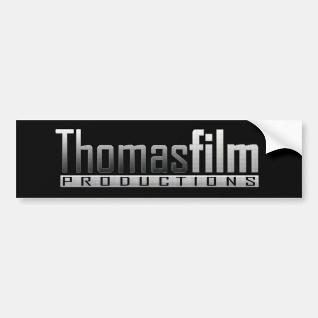 Thomasfilm bumper bumper sticker (Front)