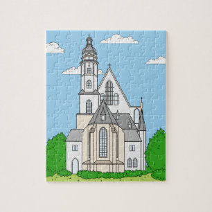 Thomaskirche Leipzig - Johann Sebastian Bach Jigsaw Puzzle