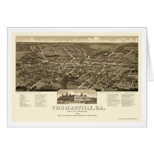 Thomasville, GA Panoramic Map - 1885