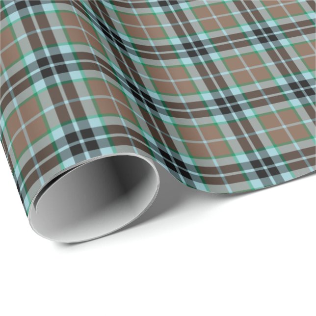 Thompson Clan Hunting Tartan Wrapping Paper (Roll Corner)