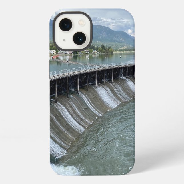 Thompson Falls Dam iPhone Cases (Back)