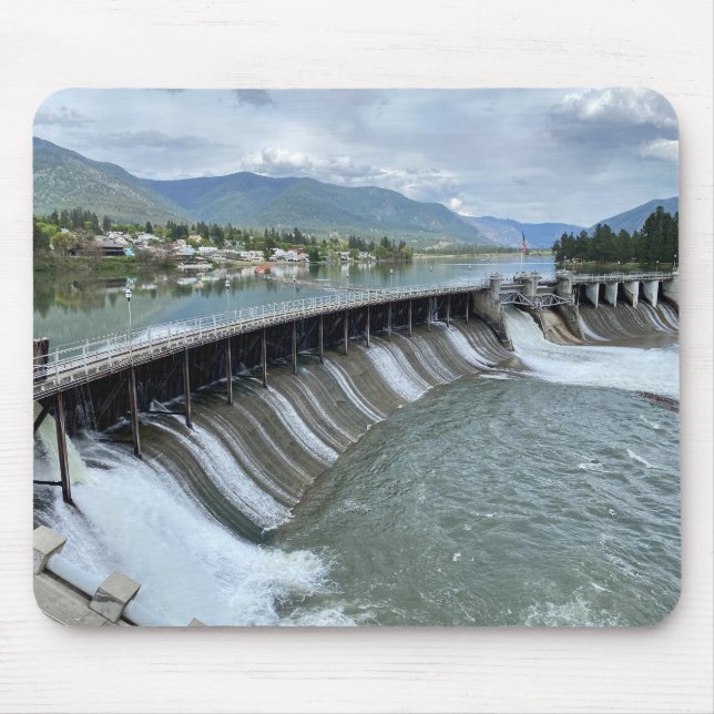 Thompson Falls Dam Mouse Pad (Front)