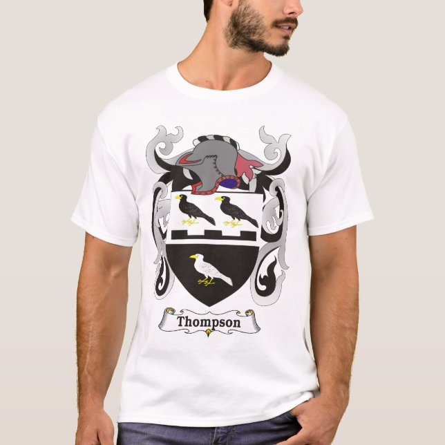 Thompson Family Coat of Arms T-shirt (Front)