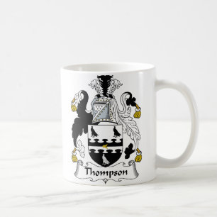 Thompson Family Crest Coffee Mug