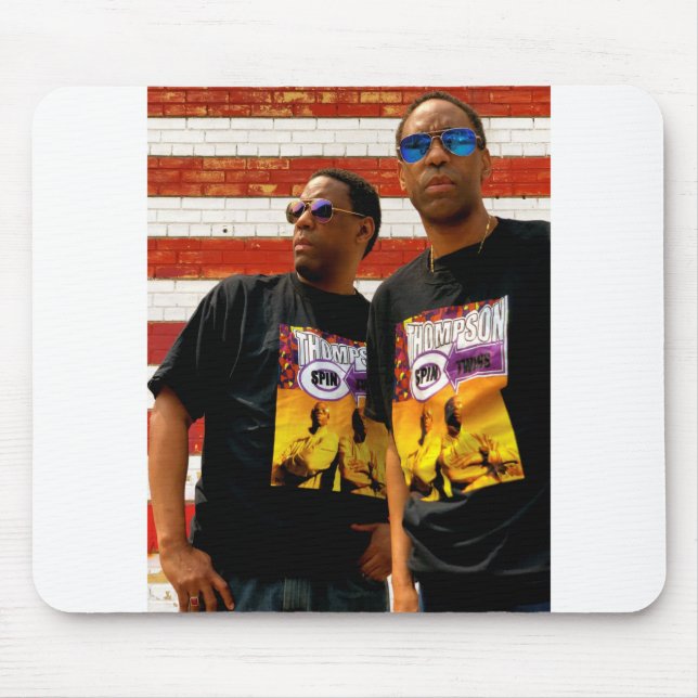 THOMPSON SPIN TWINS ( OFFICIAL MERCHANDISE) TOUR MOUSE PAD (Front)