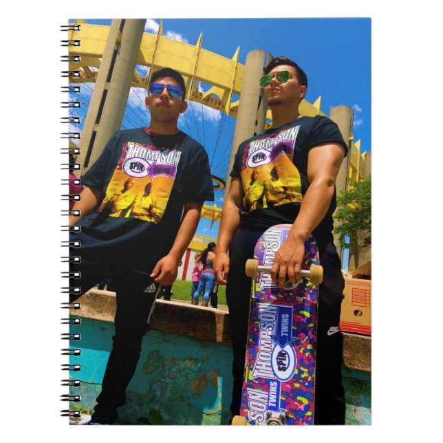 THOMPSON SPIN TWINS ( OFFICIAL MERCHANDISE) TOUR NOTEBOOK (Front)
