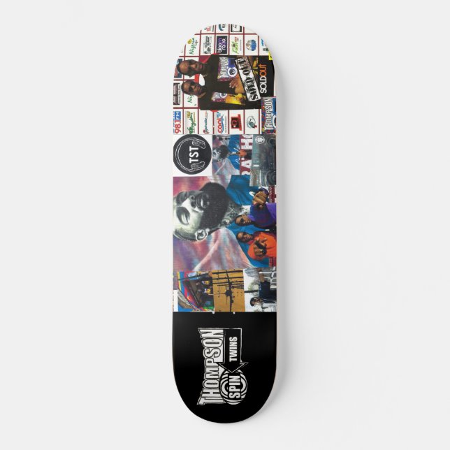 THOMPSON SPIN TWINS ( OFFICIAL MERCHANDISE) TOUR SKATEBOARD (Front)