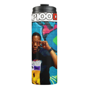 THOMPSON SPIN TWINS ( OFFICIAL MERCHANDISE) TOUR THERMAL TUMBLER