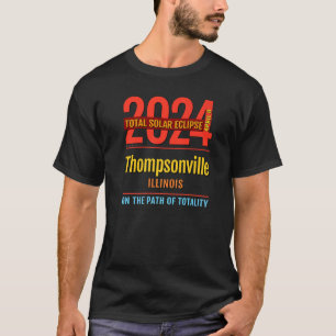 Thompsonville Illinois IL Total Solar Eclipse 2024 T-Shirt