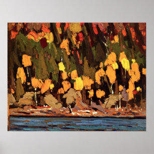 Thomson - Birches and Cedars Poster