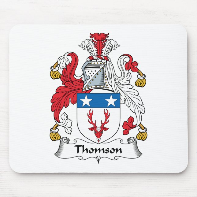 Thomson Family Crest Mouse Pad (Front)