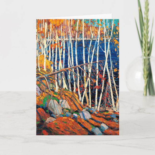 Thomson - In the Northland, fine art painting Card (Front)