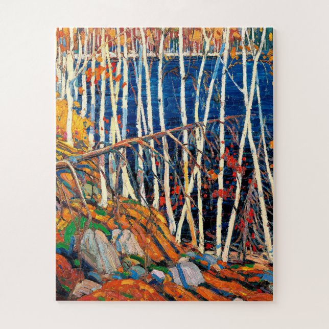 Thomson - In the Northland, fine art painting Jigsaw Puzzle (Vertical)
