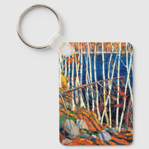 Thomson - In the Northland, fine art painting Key Ring