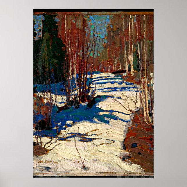 Thomson - Path Behind Mowat Lodge Poster (Front)