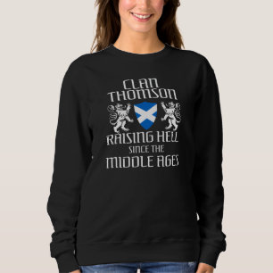 Thomson Scottish Family Scotland Name Clan Lion Sweatshirt