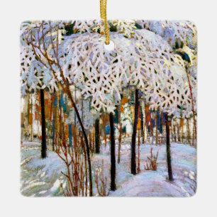 Thomson - Snow in October Ceramic Tree Decoration