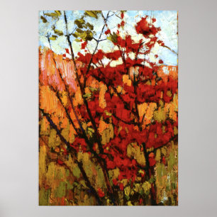 Thomson - Soft Maple in Autumn Poster