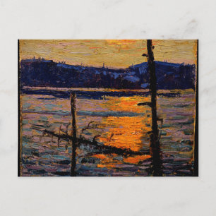 Thomson - Sunset, Canoe Lake Postcard