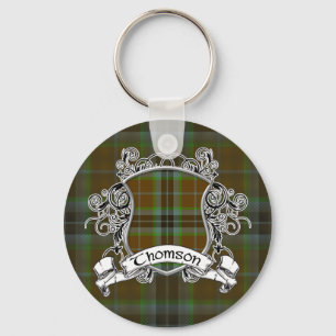 Thomson Tartan Shield Key Ring