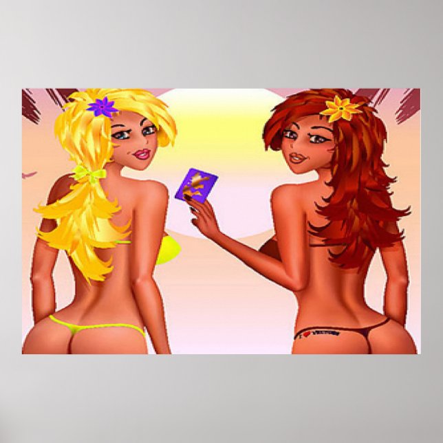 Thong Bikini Girls Poster (Front)